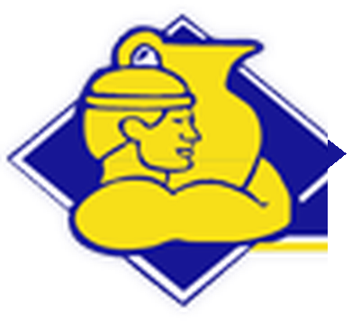 Aquarius water-bearer emblem